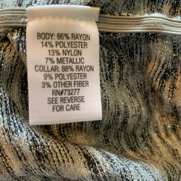 Donated Ladies cowl neck dressy sweater top - Picture 7 of 8